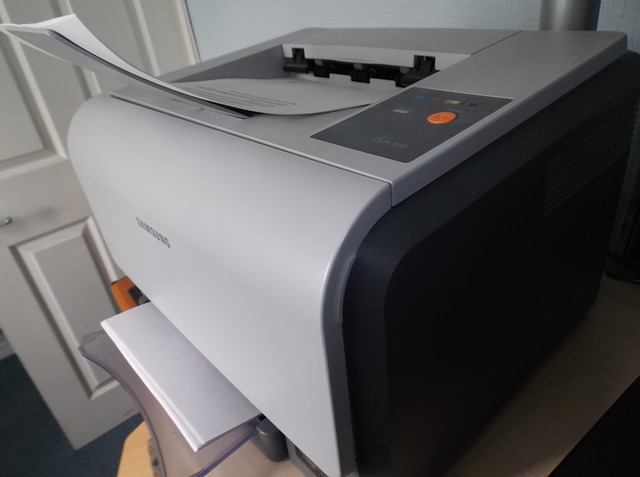 Tisk laserové tiskárny