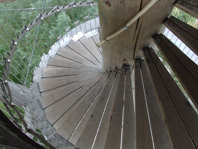 spirálové schodiště